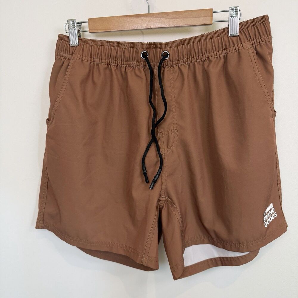HVIII Brand Goods GOAT Shorts Men XXL Brown Camel Athletic Gym Weights Training